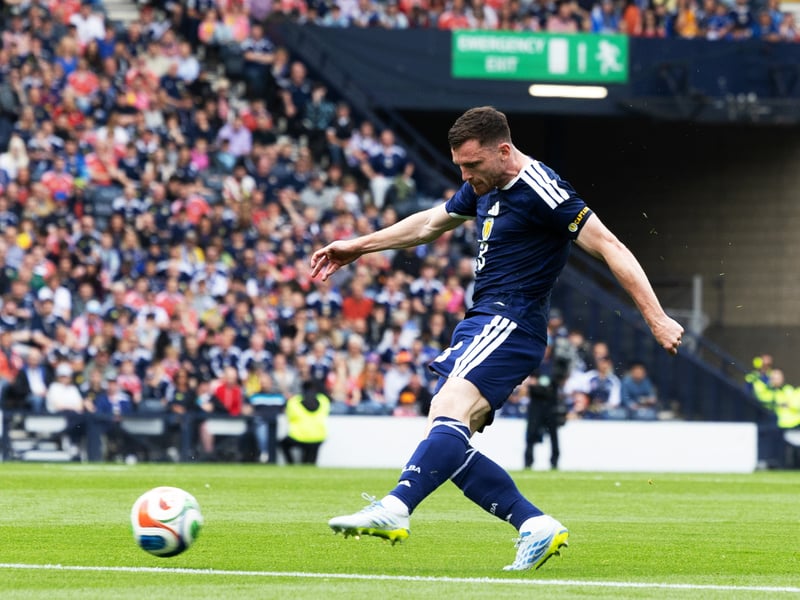 The captain had Scotland's first chance with a shot that whistled narrowly wide. Drove the team forward and benefitted from the extra space when Locadia was sent off. 7