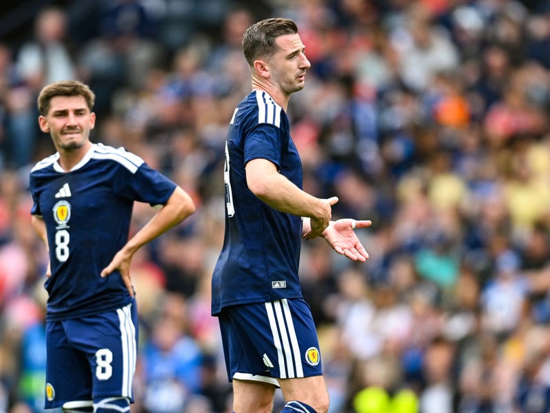 One of Scotland's best players. Always looking to create, set up Curtis' leveller and dominated the midfield after the break. Crowd urged him to shoot from distance; one effort stung palms of Roon. 8
