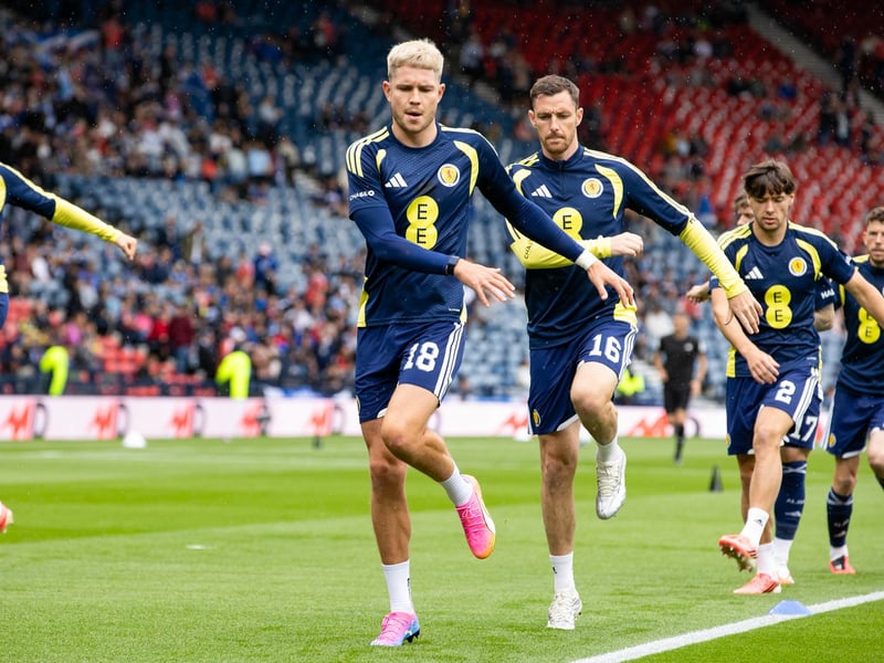 Scotland's liveliest forward in a first half that was a struggle. Had a header parried by Roon. Made way for Dykes at half time. 5