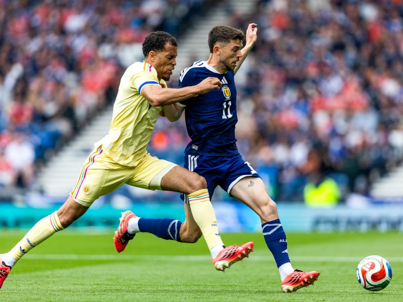 Started off wide left but moved inside after Gilmour's injury. Set up Shankland's leveller and kept his cool to net from the penalty spot. Another who grew into the game. 7