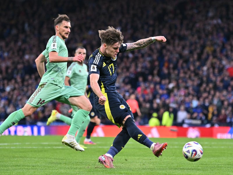 The 20-year-old has emerged as one of Scotland's most important players over the last two years, with his directness offering Steve Clarke's side a different dimension on the wings. A hamstring injury almost completely wiped him out his debut season at AFC Bournemouth, but after recovering from the issue, he heads to the tournament with fresh legs and a determination to make his mark on the World Cup.