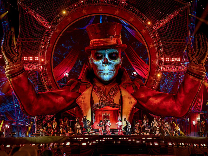 Take That perform live on stage during the "The Circus Live" stadium tour at St Mary's Stadium on May 29, 2026 in Southampton, England. (Photo by Gareth Cattermole/Getty Images for Take That)