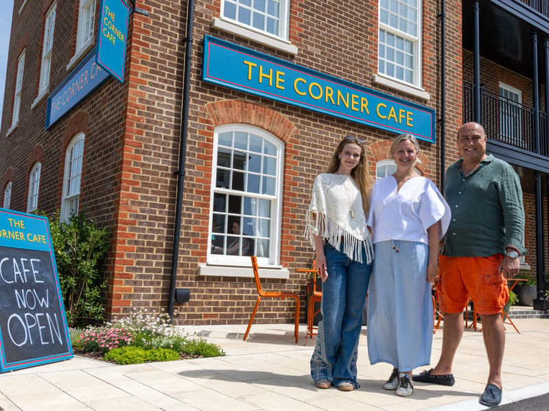A new cafe - The Corner Cafe - has opened in Welborne. 

Pictured: Cafe owners from the left Lisabel Thistlethwayte,Karen Guibeleguiet, John Beresford 

Picture: Marcin Jedrysiak
