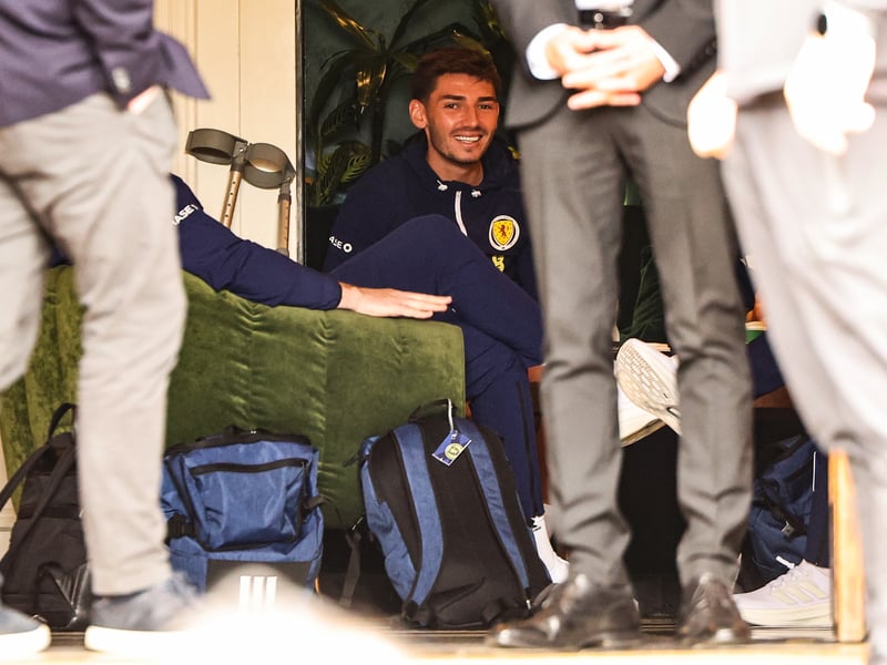 Good to see Billy Gilmour with a smile on his face despite being ruled out of the World Cup by injury.