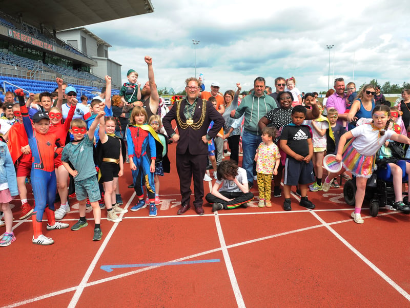 The challenge raises money for local children's charity SNAPS