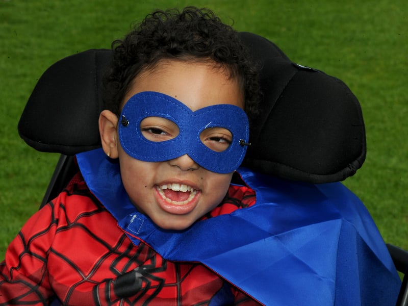 Eight-year-old Jenson is Leeds' very own Spiderman