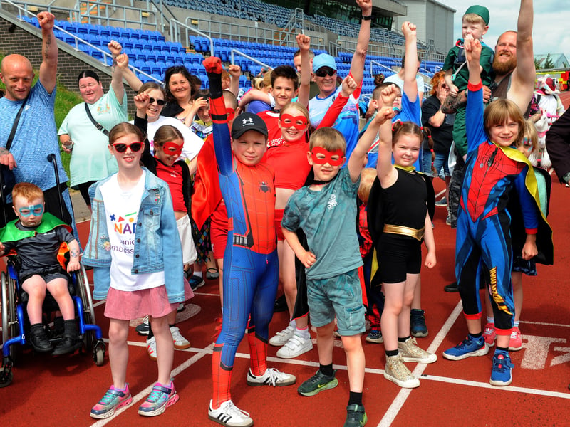 Superheroes assembled at the John Charles Centre