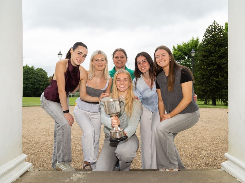 Pictured during the event were athletes, Sophie Walker, Róise Gavan,Katryna Pacerinskaite, Jenny Sawyer, Laura Frawley and Leanne Healy