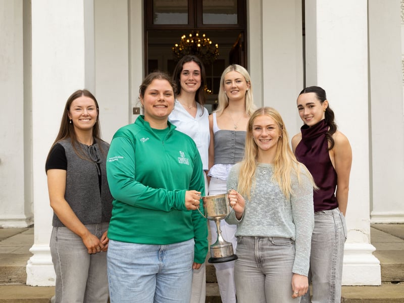 Athletes Leanne Healy, Katryna Pacerinskaite, Laura Frawley, Róise Gavan, Jenny Sawyer and Sophie Walker