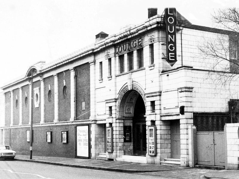 The Lounge cinema on North Lane pictured in February 1976.