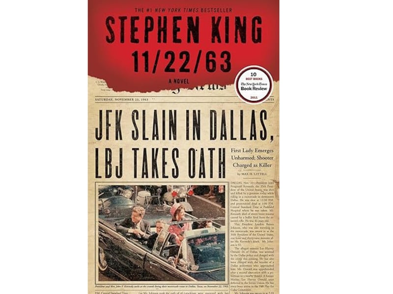 Time travel tale 11.22.63 completes the top five, with an average rating of 4.34 from 546,561 reviews. "On November 22, 1963, three shots rang out in Dallas, President Kennedy died, and the world changed. Unless...In 2011, Jake Epping, an English teacher from Lisbon Falls, Maine, sets out on an insane — and insanely possible — mission to prevent the Kennedy assassination.Leaving behind a world of computers and mobile phones, he goes back to a time of big American cars and diners, of Lindy Hopping, the sound of Elvis, and the taste of root beer."