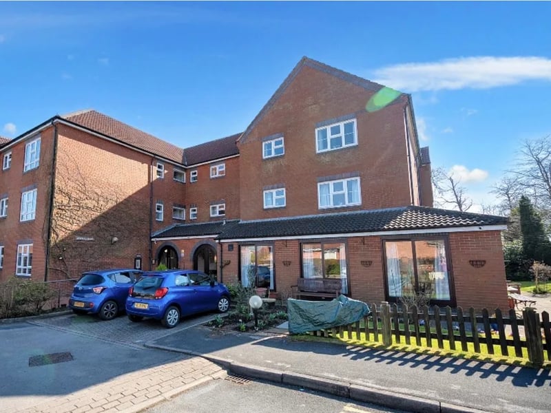 This cosy one-bedroom retirement flat in the leafy Leeds suburb of Moortown is listed for sale for offers over £50,000. There is a communal garden, and shops, Moortown Golf Club and Roundhay Park are all within easy reach.