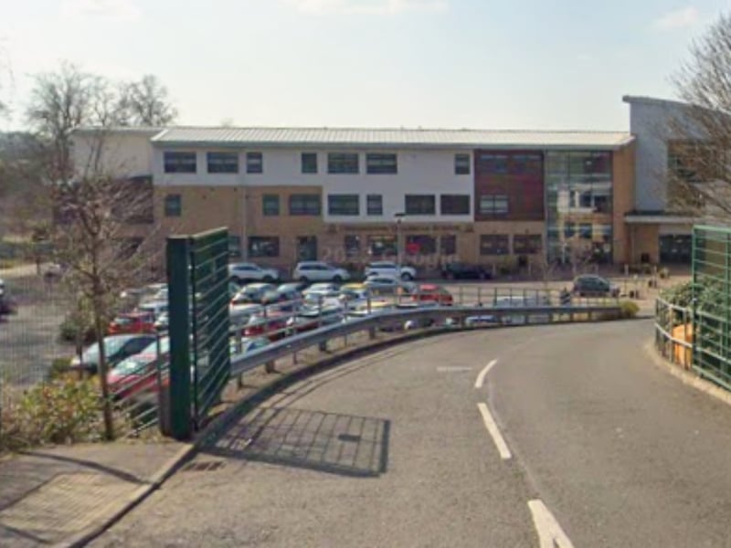 At Uddingston Grammar School, 43 per cent of school leavers have at least five Highers. 17.6 per cent of the secondary's 1,389 pupils come from 'deprived' backgrounds.