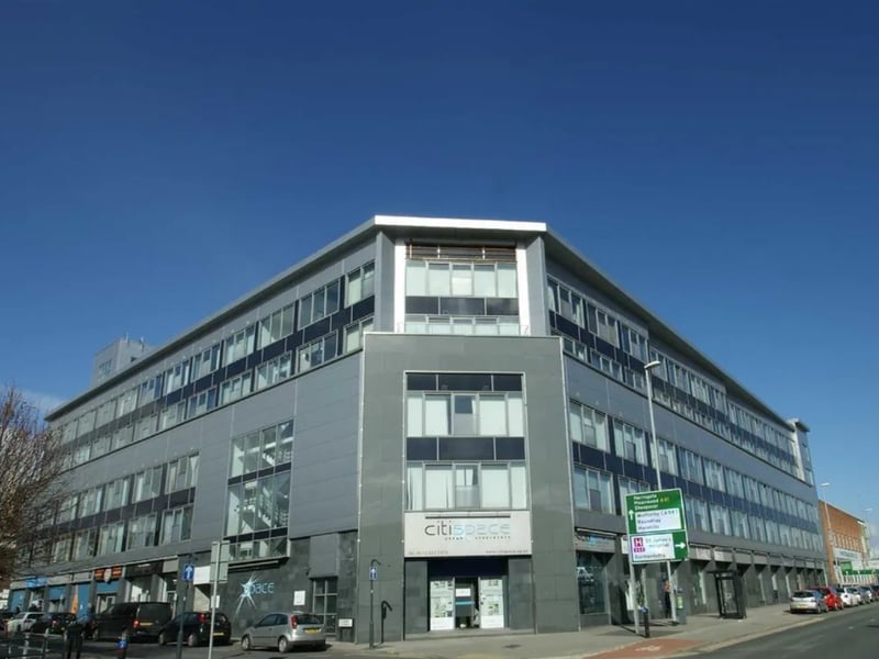 This one-bedroom Leeds city centre flat, priced £42,950, is available to cash buyers only. The third-floor apartment boasts a spacious reception room with Juliet balcony and kitchenette, a double bedroom, a shower room and access to the communal roof garden