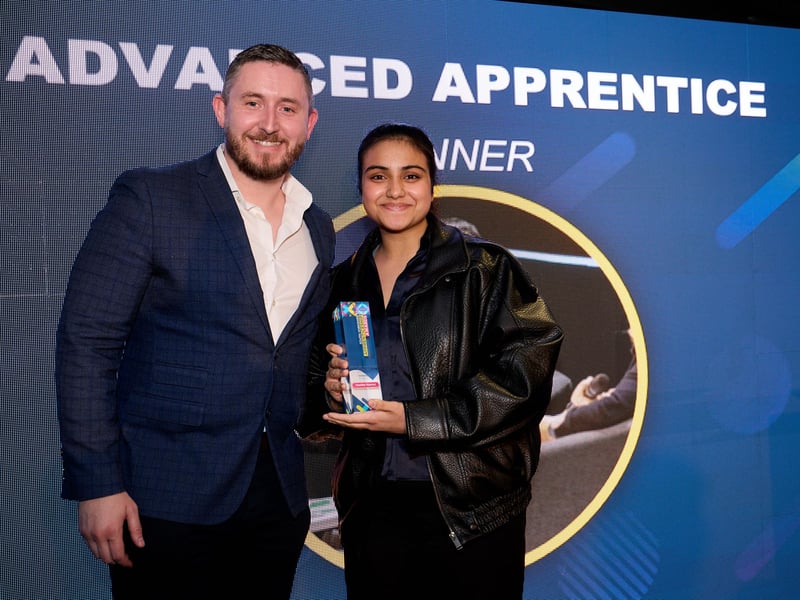 Winner: Hasiba Nawaz, Balmoral Tanks Ltd.
Highly Commended: Katie Cherry, Age UK Barnsley and Paul Kaye, Syngenta Ltd.