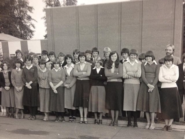 Pupils of Grove School, Market Drayton, pictured as a class in 1980. A snapshot of school life capturing the class of 1980 in the town’s educational history.