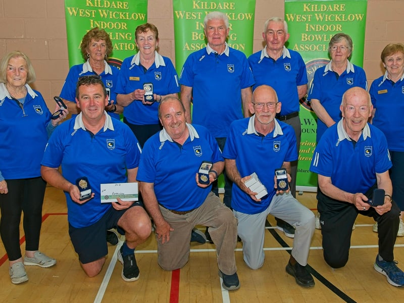 2nd place, Div 4: Rathcoffey Bowls Club Team