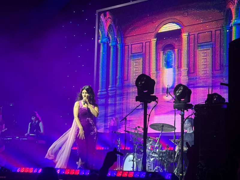 Marina combined her track 'Metallic Stallion' with Madonna's 'Hung Up'.