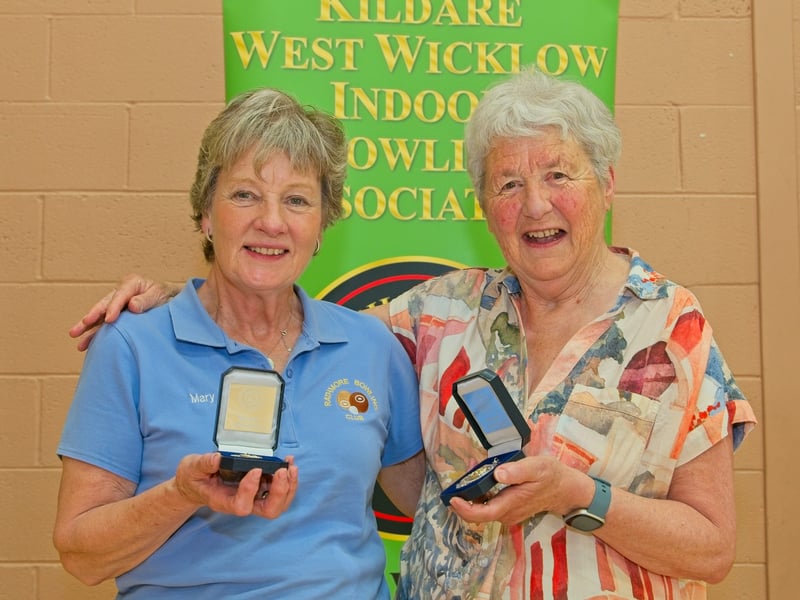 Ladies Pairs runners-up: Mary Corrigan and Breda Fennell, Rathmore