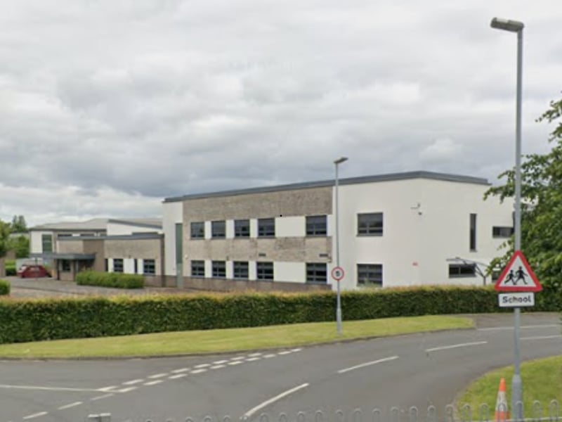 Located in Linwood, 49 per cent of pupils from St Benedict's High School leave with at least five Highers. 32.9 per cent of the school's 847 pupils are from 'deprived' backgrounds.
