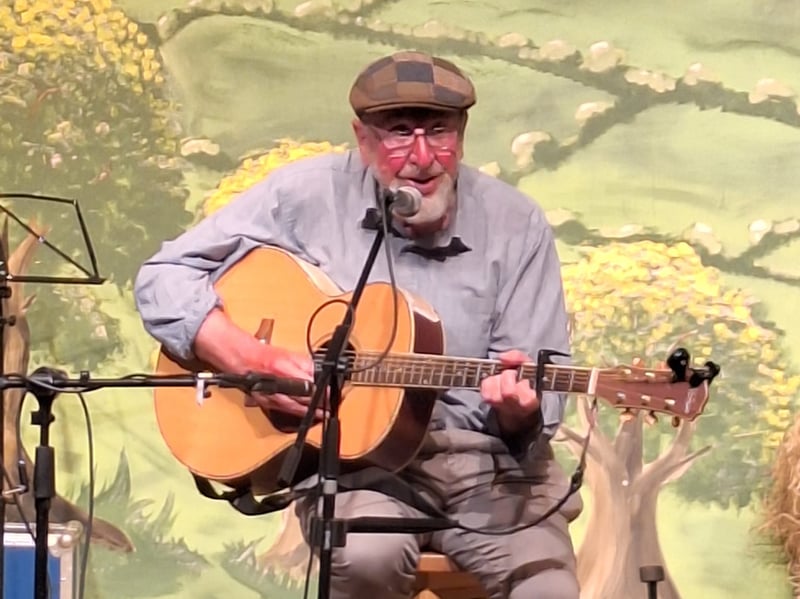 Kevin Power performing at the Clancy Family Concert at Brewery Lane Theatre