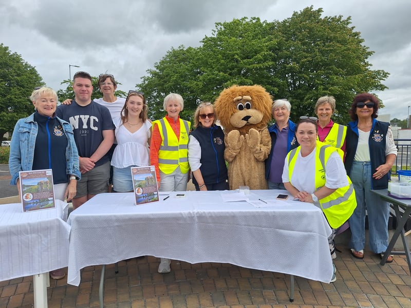Carrick-on-Suir Lions Club members and friends at the Clancy Festival Suir Blueway Walk from Carrick-on-Suir to Dovehill on Sunday