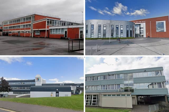 The four top performing schools in Renfrewshire.