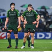 Connacht players Darragh Murray (left) and Cian Prendergast have been named in the URC team of the season. 
