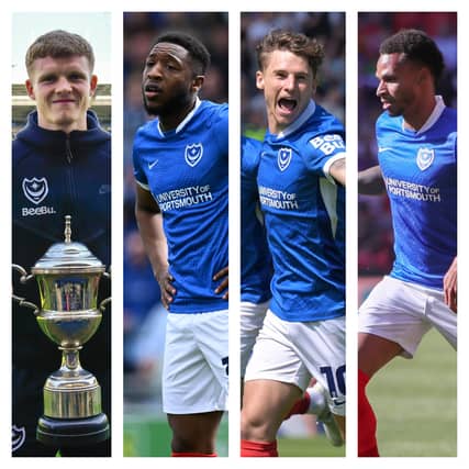 From left to right: Terry Devlin, Ebou Adams, Adrian Segecic and Josh Murphy