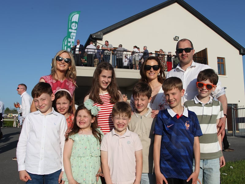 At Ballinrobe Races, pictured were members of the McHugh and Clarke families(Ballina and Headford).