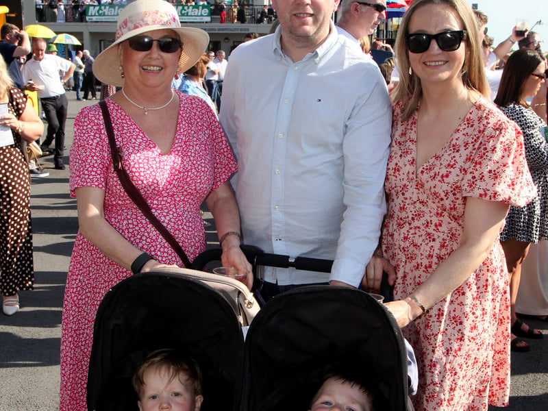 At Ballinrobe Races, pictured were the Mason and Queenan Family(Castlebar).