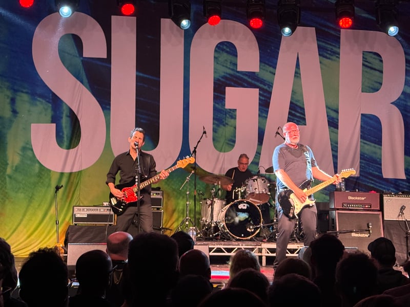 Sugar played a total of six songs from 'Copper Blue'.
