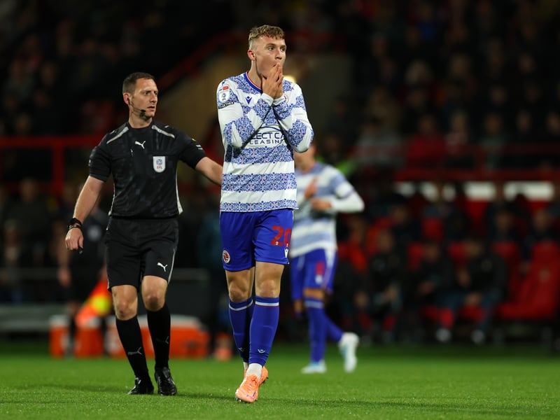 Made 21 appearances for Reading and helped himself to two goals, but Irishman's season ended in December after suffering a serious knee injury.