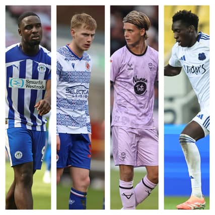 From left to right: Christian Saydee, Paddy Lane, Ryley Towler and Abdoulaye Kamara.