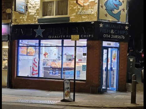 Five Star Fish Bar has impressive 4.6 star reviews. Talie Rodgers wrote: "This chippy had to be one of the best we been to yet. They offer special deals on nearly everything , all cooked whilst we waited. The young lady was so pleasant and helpful. So if your ever in Sheffield it's worth paying a visit."