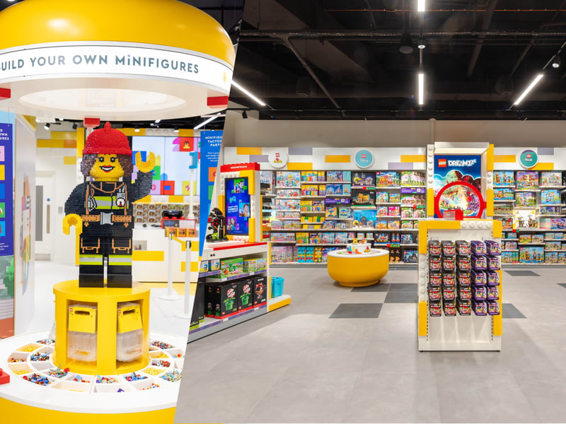 LEGO moved to a bigger store on lower High Street last month.
