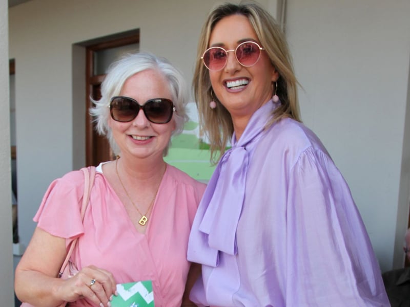 At Ballinrobe Races, pictured were Brona Mooney(Cong) and Mary O'Keefe(Ennis).