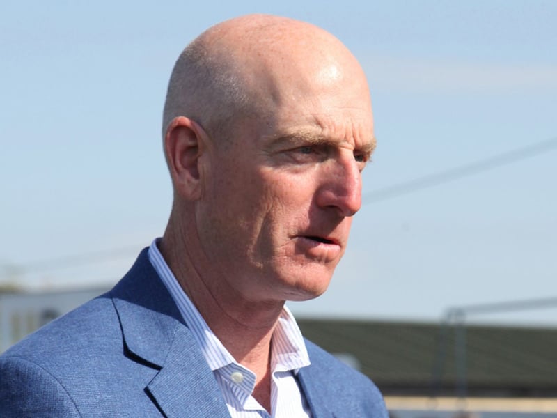 At Ballinrobe Races, pictured was golferJim Furyk.      