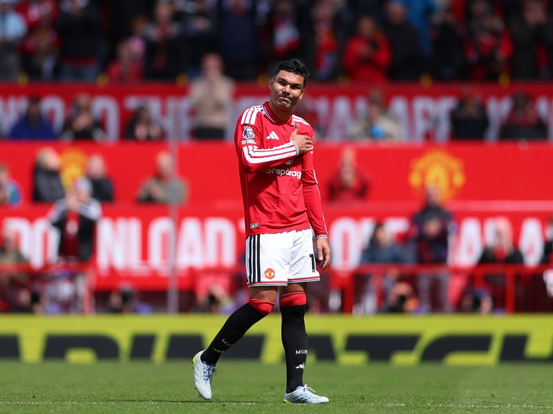INS: Andrey Santos (Chelsea, £50m), Youri Tielemans (Aston Villa, £35m), Karl Darlow (Leeds United, free), Tynan Thompson (Tottenham, £4m).
OUTS: Casemiro, pictured, Jadon Sancho and Tyrell Malacia all departing as contracts expire; Rasmus Hojlund (permanent move to Napoli after loan deal for £31.4m); Andre Onana (loan to Trabzonspor), Tyler Fredricson (Lausanne Sport), Sekou Kone (loan to Lausanne Sport), Elyh Harrison (loan to Greenock Morton).