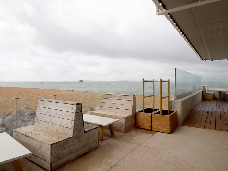 Southsea Beach Cafe opened on June 3, 2026. 

Pictured: Exterior of Southsea Beach Cafe

Picture: Habibur Rahman