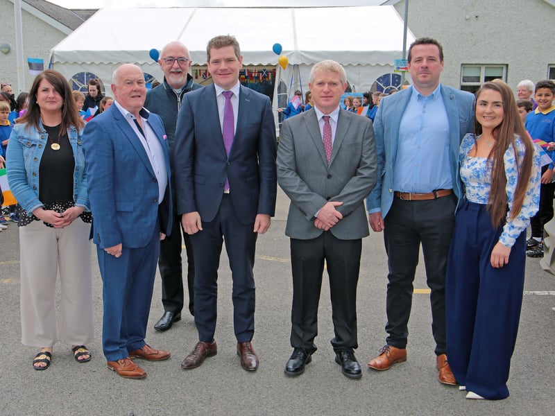 Sarah Grey, Fr Liam, Christy Mannion, Minister Burke, Herbert Farrell, Roger Ward, Samantha Carroll