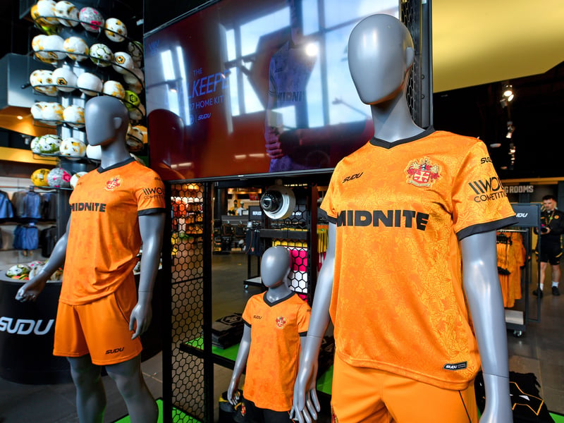 Launch of the new Wolves kit at Wolves Megastore, Molineux Stadium.