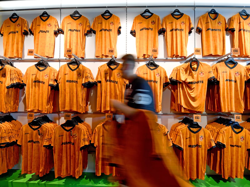 Wolves Megastore, Molineux Stadium.
