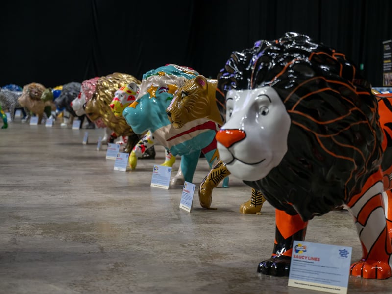 The Pride of Yorkshire lion sculpture trail raised funds for Sheffield Children's Hospital.