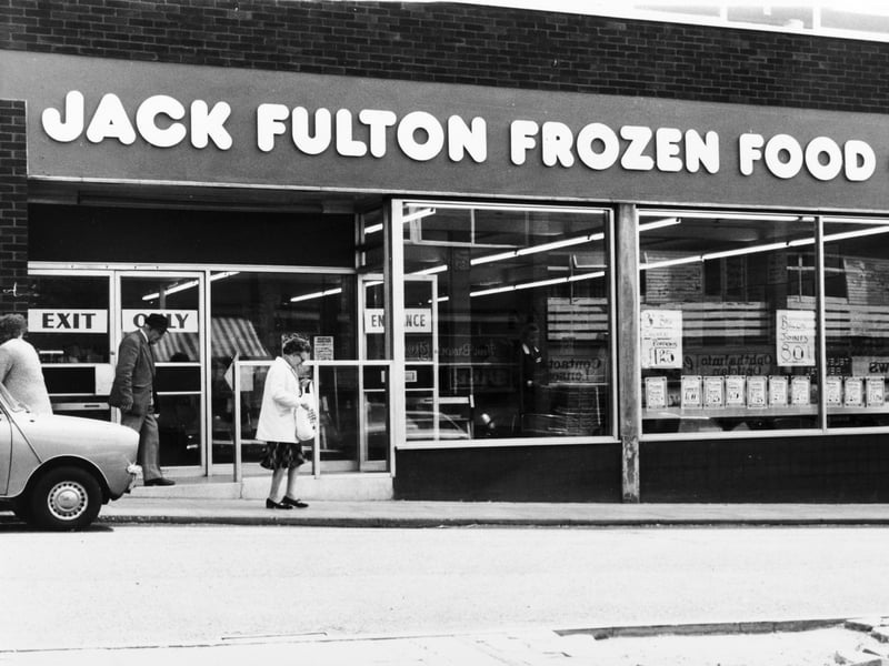 Jack Fulton Frozen Food Centre, Horsforth, in July 1981