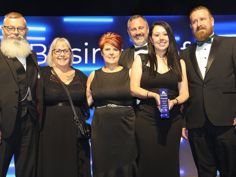 Family Business of the Year winners - Hughes Funeral Directors.
Picture by Phil Blagg Photography