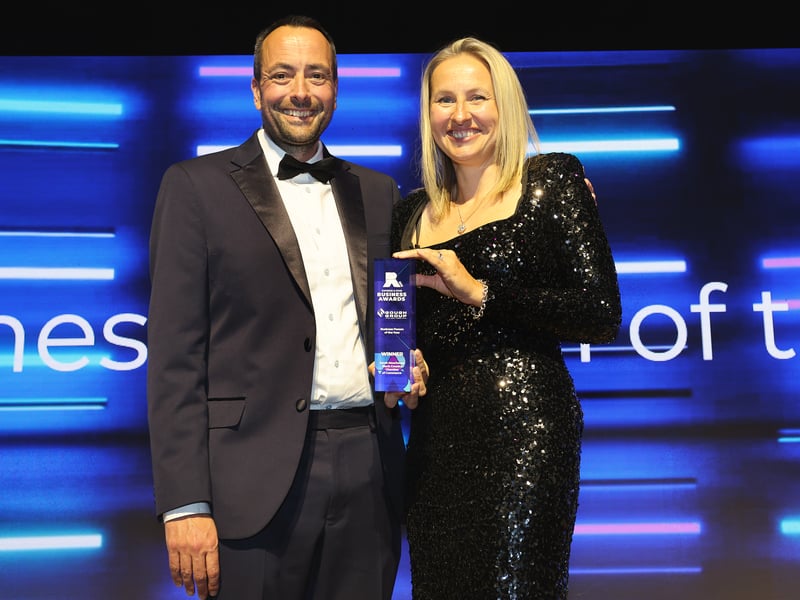 Business Person of the Year winner, Sarah Moorhouse from the Black Country Chamber of Commerce.
Picture by Phil Blagg Photography