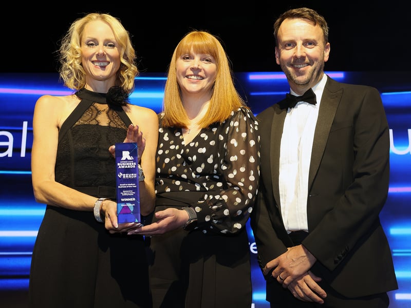 Small to Medium sized Business of the Year winners - Euro-Matic.
Picture by Phil Blagg Photography