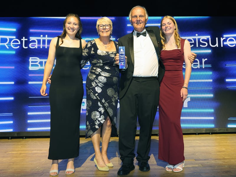 Retail, Hospitality and Leisure Business of the Year winners Play@ Lower Drayton Farm.
Picture by Phil Blagg Photography
