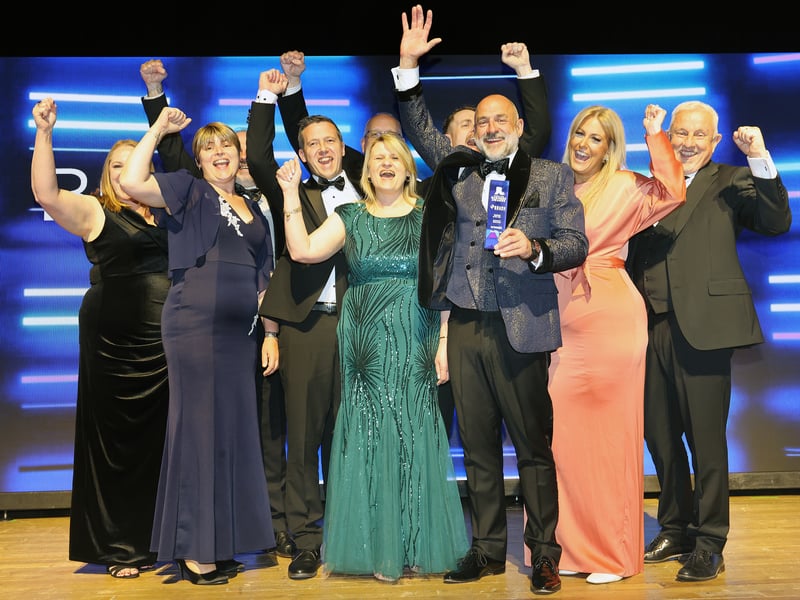 Business of the year winners, Pallet-Track Ltd. Picture by Phil Blagg Photography